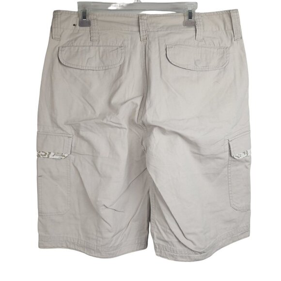 Suko Cargo Shorts Cream Off-White Beige Safari Men's Size 34 - Picture 8 of 10